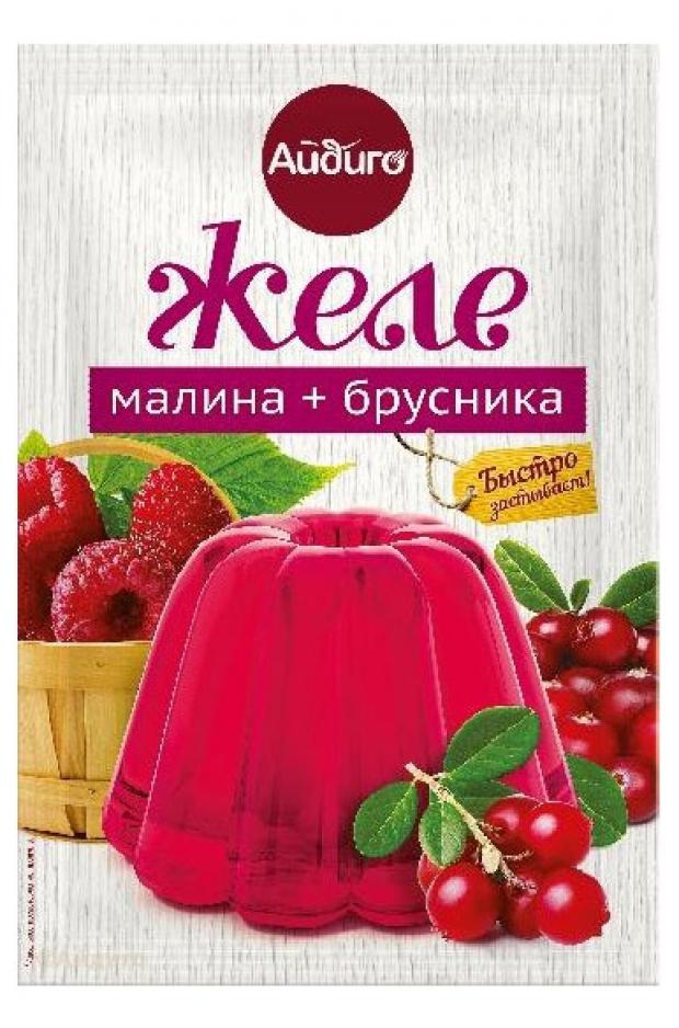 Желе Айдиго брусника малина, 50 г