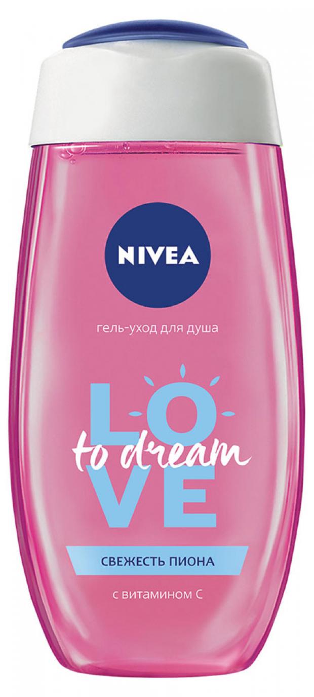 Гель-уход для душа Nivea Свежесть пиона, 250 мл