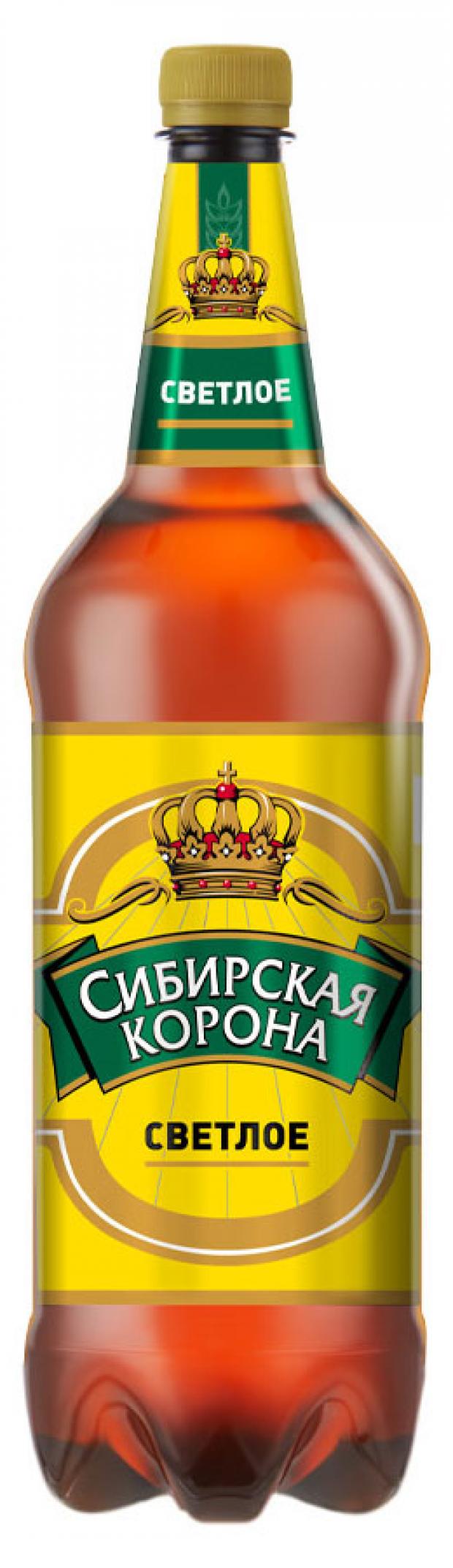 

Пиво Сибирская Корона светлое фильтрованное 4,9%, 1,3 л
