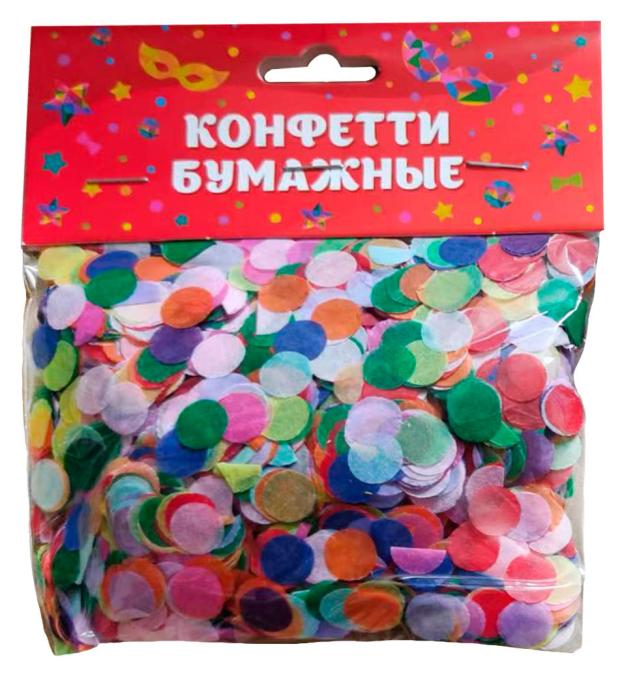 Конфетти бумажные разноцветные, 12 г