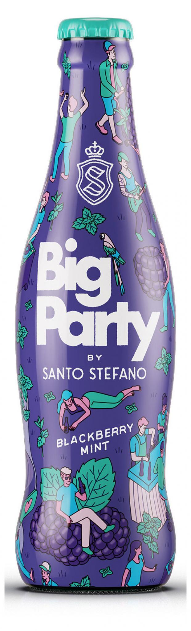 

Напиток Big Party by Santo Stefano Ежевика и Мята 5%, 300 мл