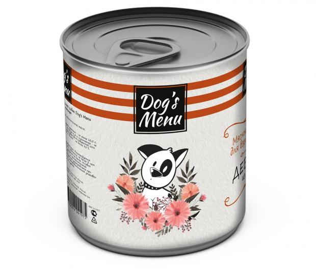 

Консервы для собак Dog`s Menu деволяй из птицы, 750 г