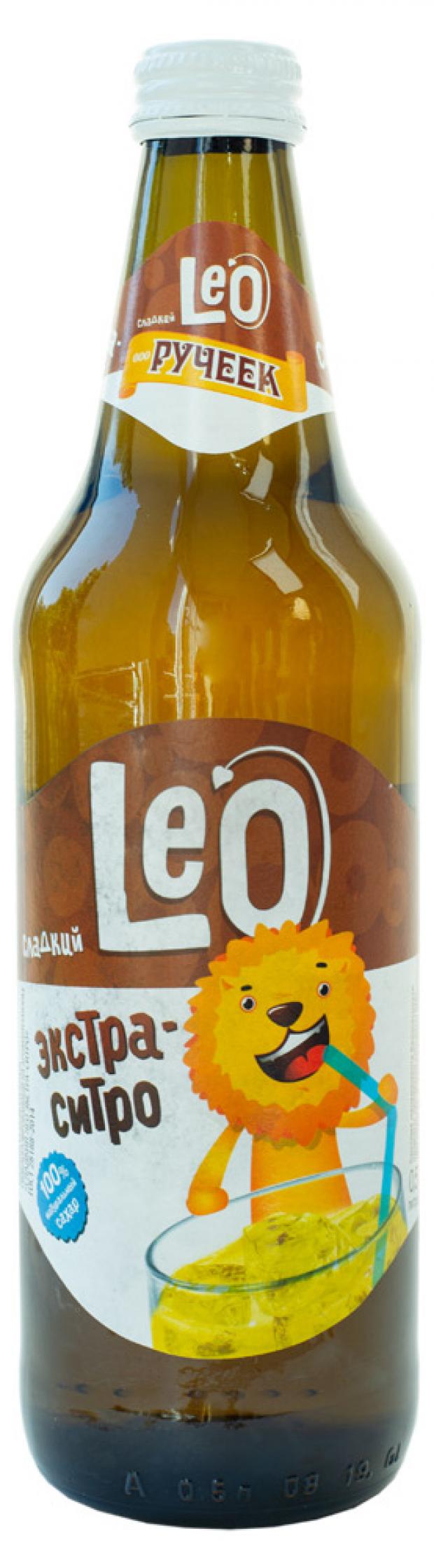 Напиток газированный Сладкий Leo Экстра-Ситро, 500 мл