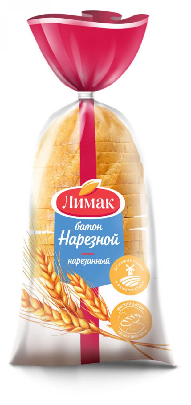 Батон пшеничный Лимак нарезной нарезка, 360 г