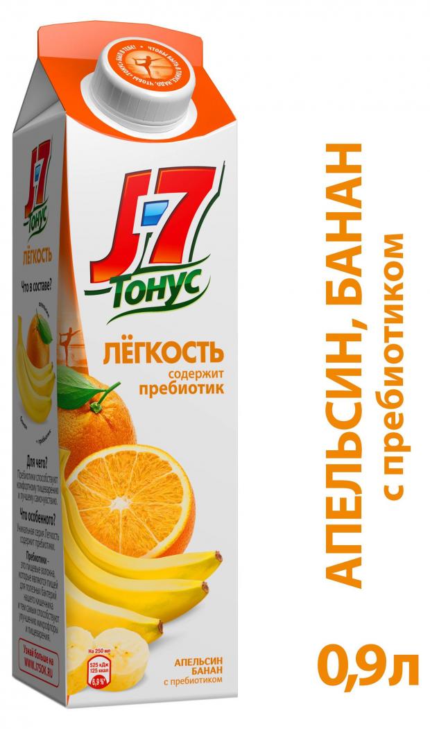 

Нектар J7 Тонус апельсин банан, 900 мл