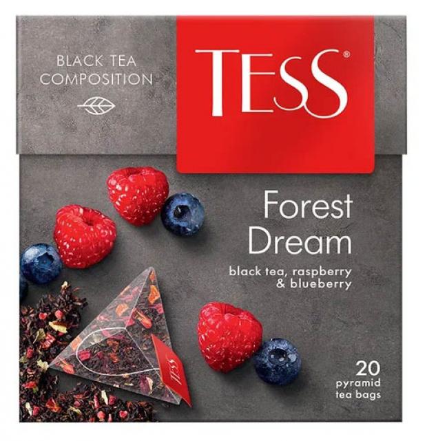 

Чай черный Tess Forest Dream в пирамидках, 20 шт