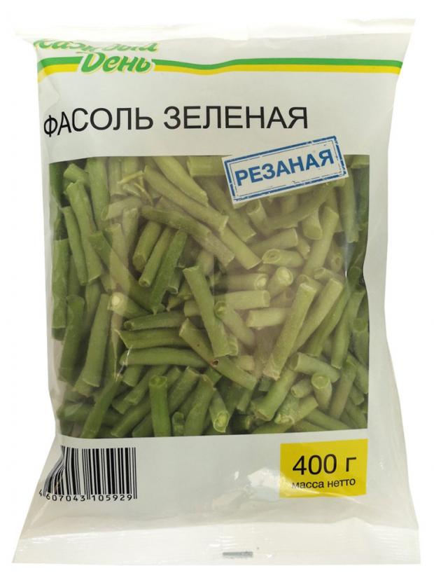 Фасоль зелёная Каждый день резаная замороженная, 400 г