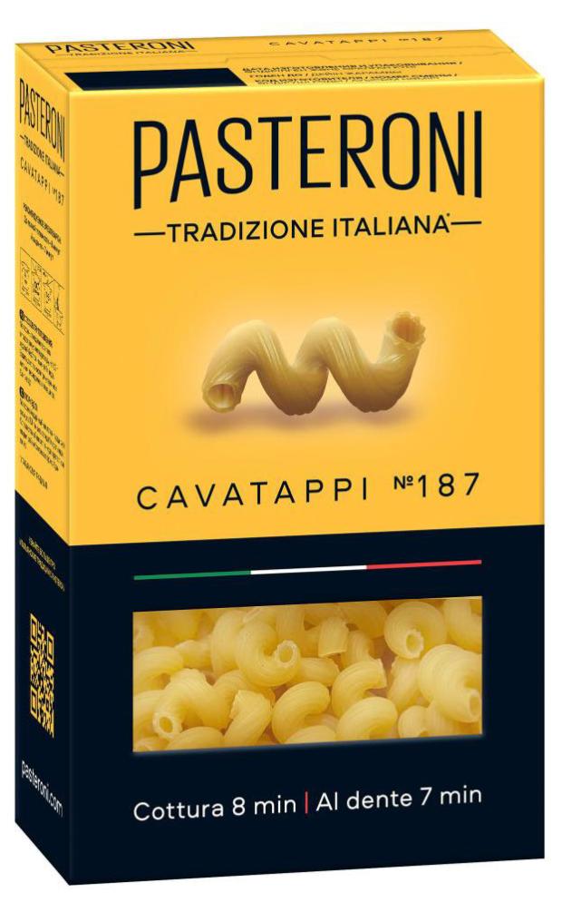 Макаронные изделия Pasteroni Рожки Витые 187 400 г 67₽