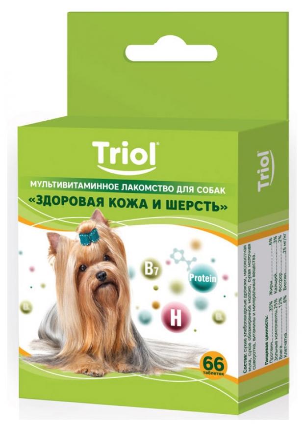 

Лакомство для собак Triol Здоровая кожа и шерсть, 33 г