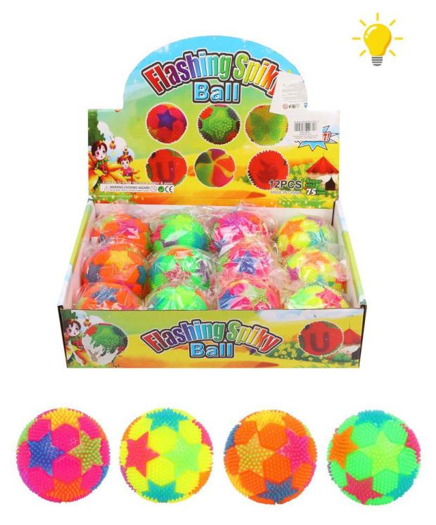 Шарик Наша Игрушка со световым эффектом 7,5 см, 1 шт