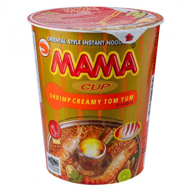 

Лапша MAMA тайская со вкусом кремовый Том Ям, 70 г