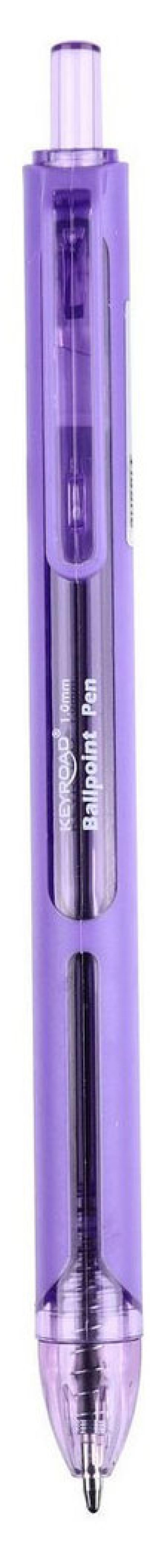 Ручка шариковая KEYROAD автоматическая синяя, 1 шт