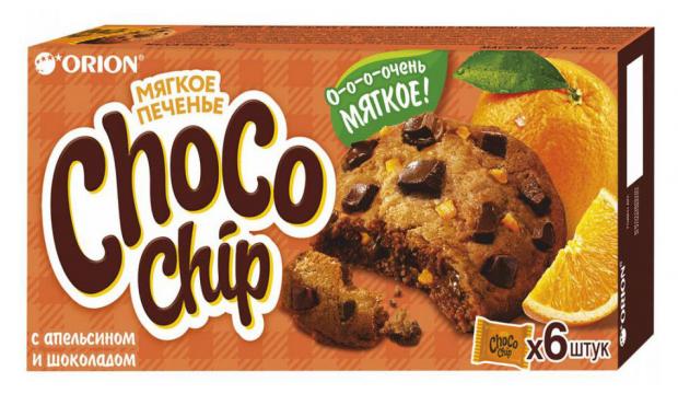 

Печенье Orion Choco Chip апельсин и шоколад, 120 г