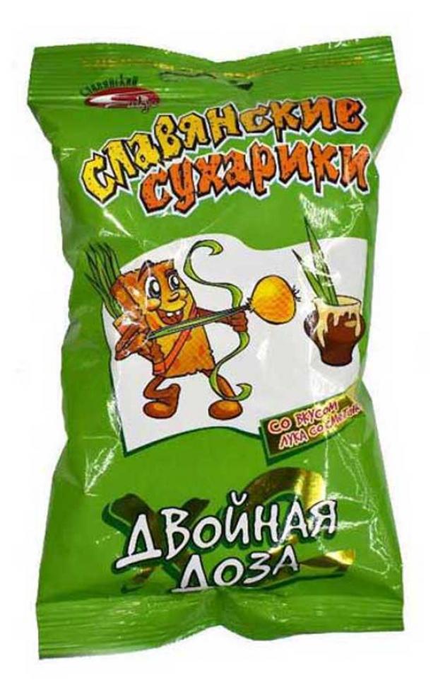 Сухарики Славянские со вкусом лука, 40 г