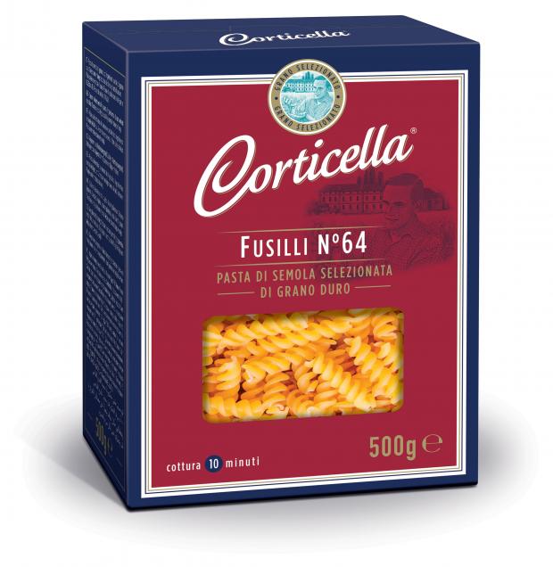 Макаронные изделия Corticella Fusilli 64 Спирали, 500 г