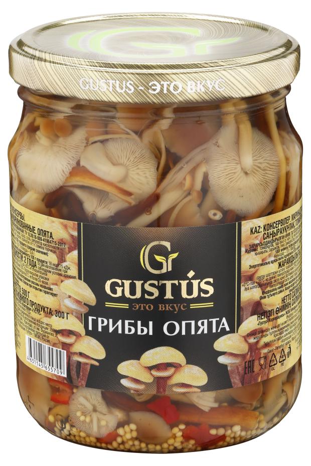 Грибы Gustus Опята маринованные, 500 г
