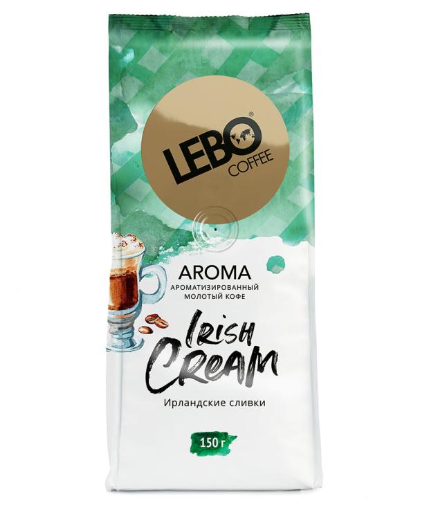 кофе молотый marcony aroma со вкусом кокоса 200 г Кофе молотый Lebo Aroma Irish, 150 г