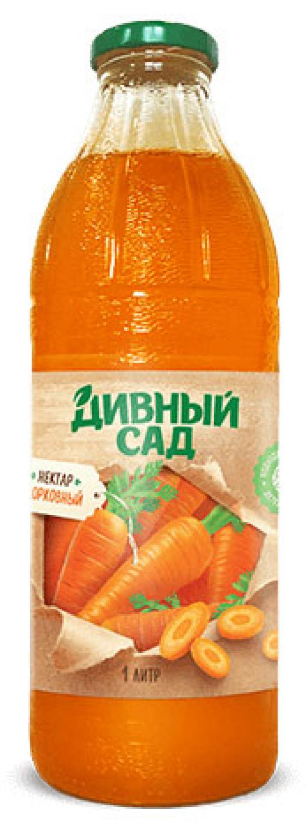 Нектар Дивный Сад Морковный с мякотью, 1 л