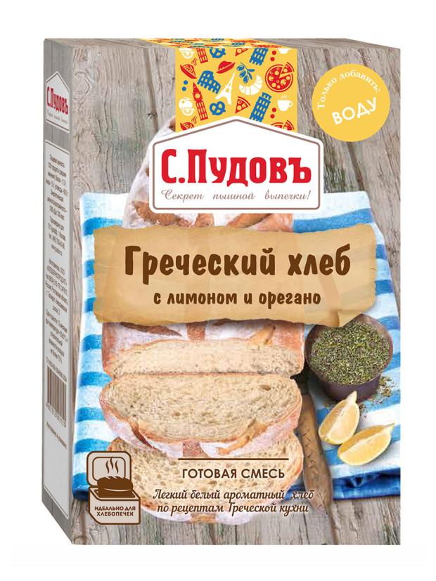 Смесь для выпечки С.Пудовъ Хлеб греческий, 500 г