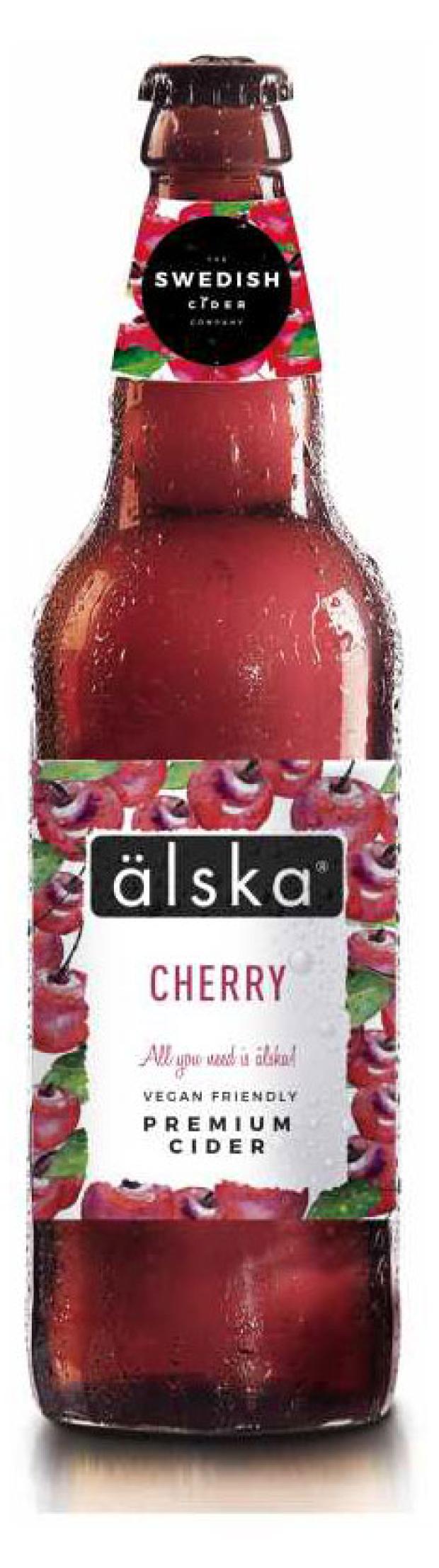 Сидр Alska Вишня 4%, 500 мл