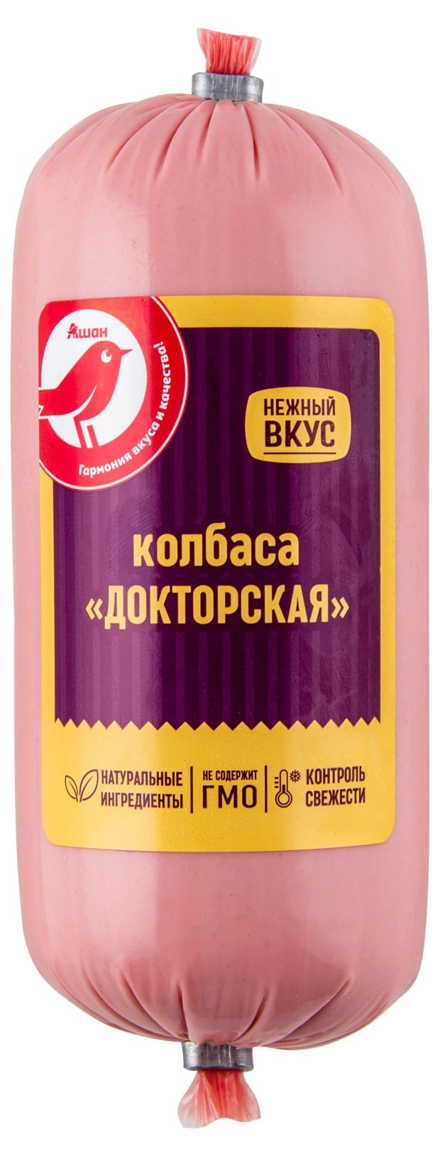 

Колбаса вареная АШАН Красная птица Докторская, 500 г