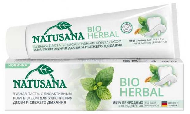 

Зубная паста Natusana Bio Herbal, 100 мл