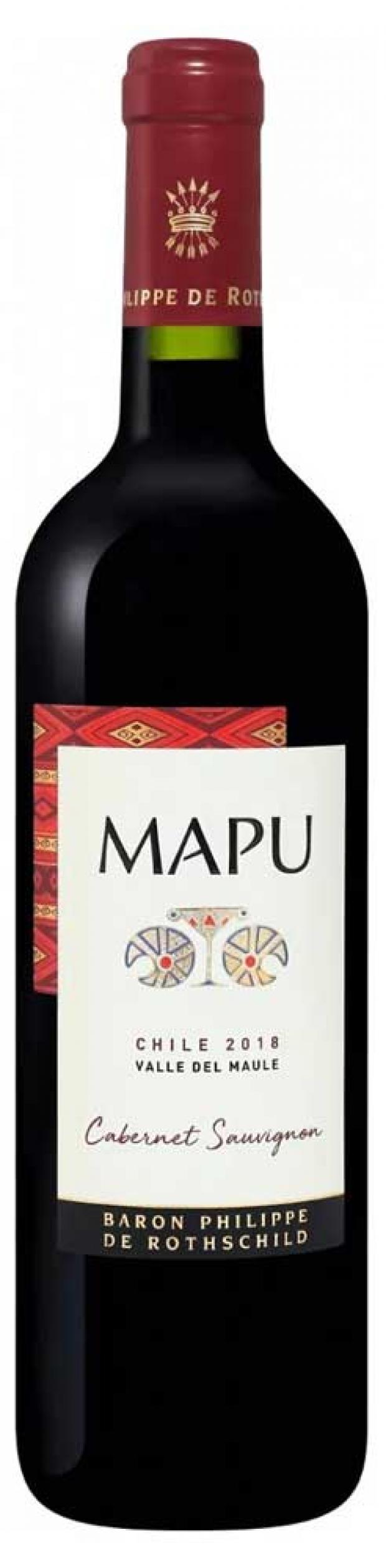 Вино Mapu Cabernet Sauvignon красное сухое Чили, 0,75 л