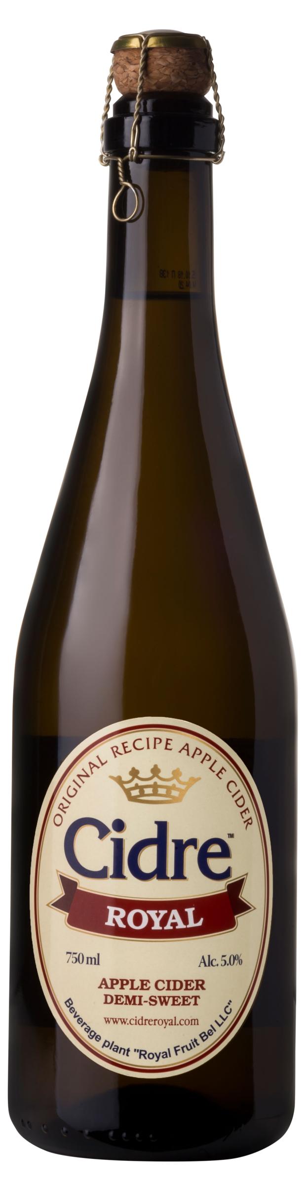 Сидр Cidre Royal Demi-Sweet полусухой 5%, 750 мл сидр cidre royal demi sec полусухой 5% 750 мл