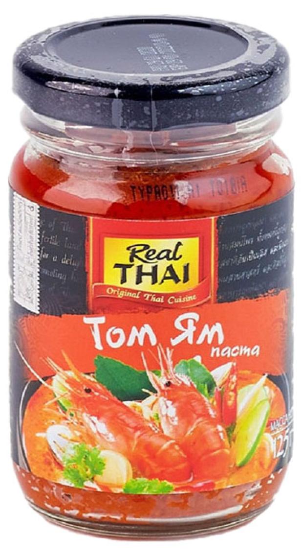 Соус Real thai Паста Том ям, 125 г смесь для приготовления трапеза том ям на первое 130 г