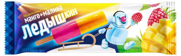 Фруктовый лед Волга Айс Ледыш манго малина, 60 г