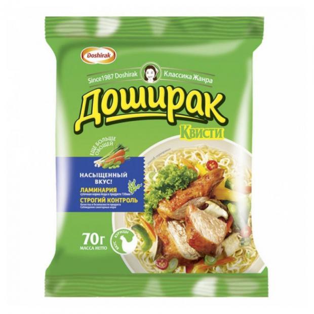 Лапша быстрого приготовления Доширак Квисти со вкусом курицы 70 г 24₽