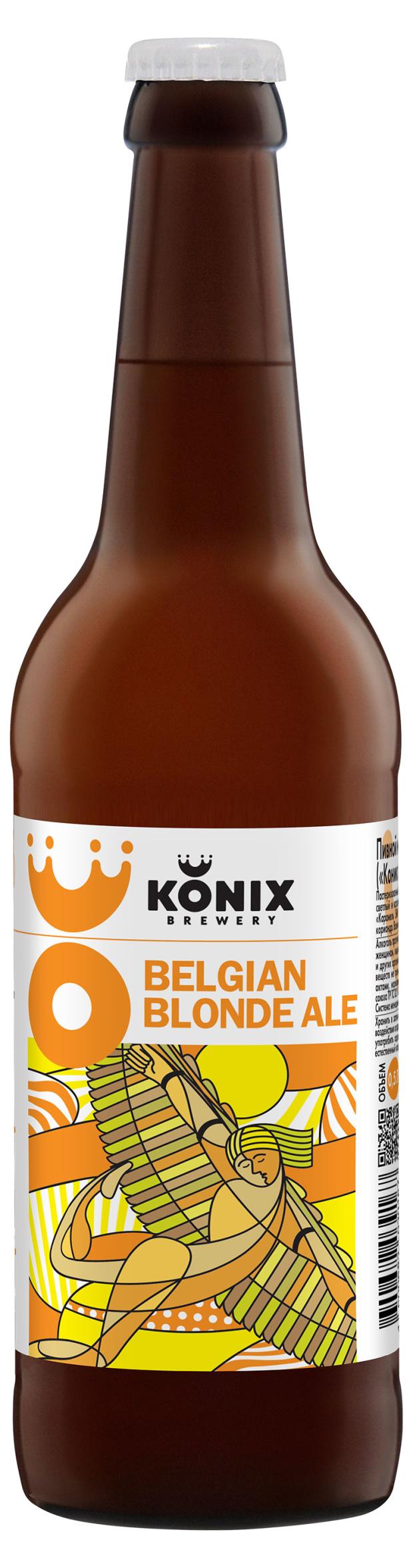 Напиток пивной Konix Brewery Blonde Ale 6,1%, 500 мл
