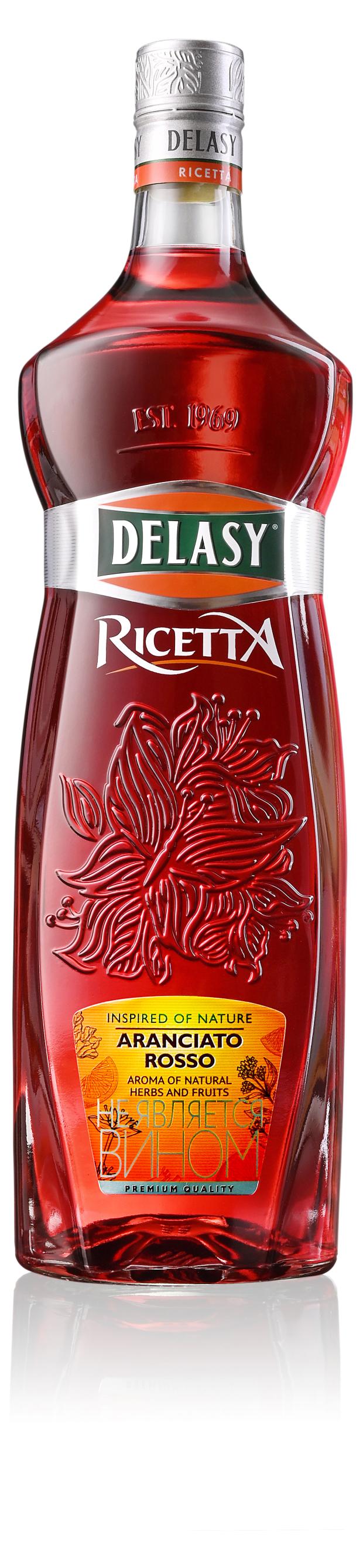 Вермут Delasy Ricetta сладкий Россия, 1 л