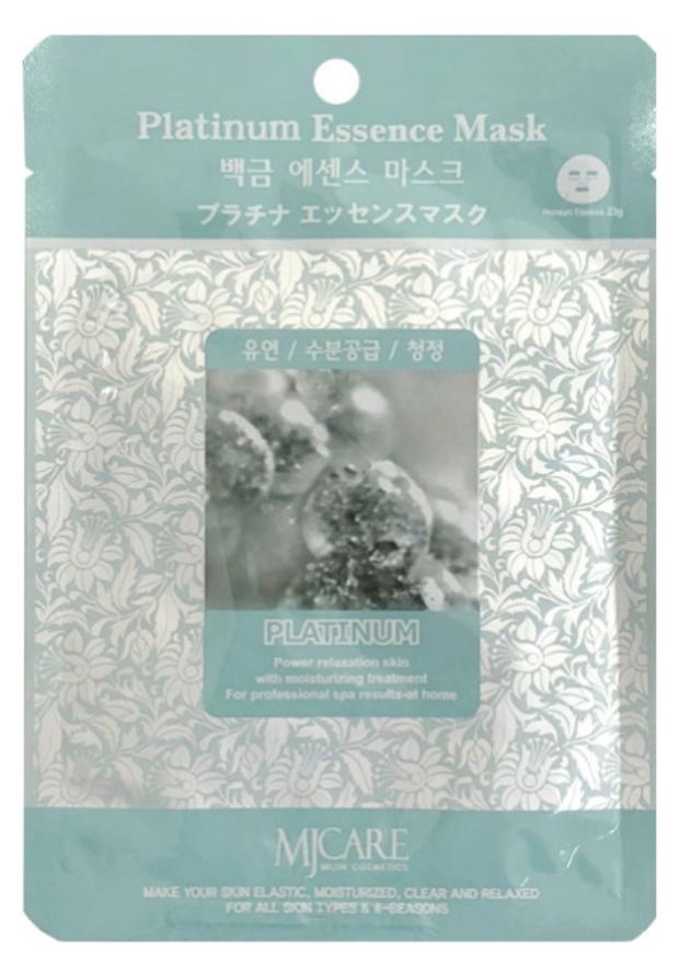 

Маска тканевая для лица Mijin essence mask с платиной, 25 г