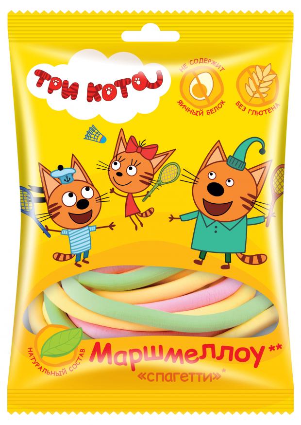 Маршмеллоу Спагетти Зефирюшки Три Кота, 80 г