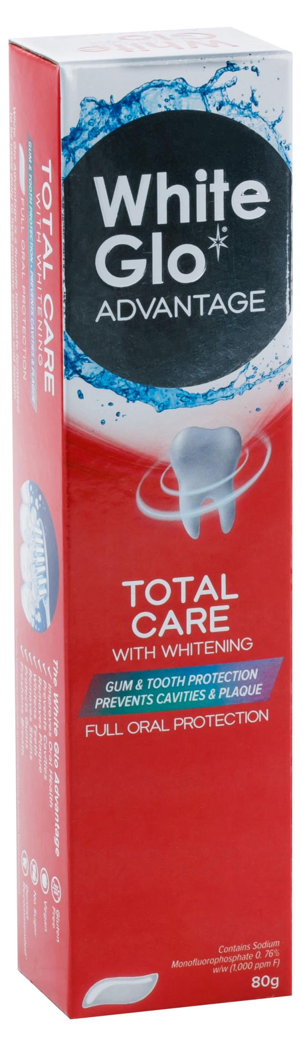 

Зубная паста White Glo Отбеливающая Тотальная защита, 80 г
