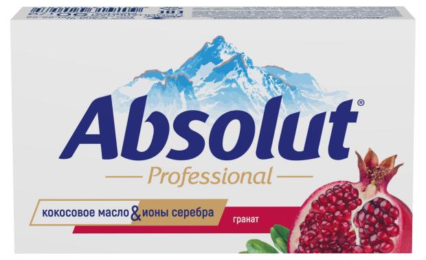 Крем-мыло твердое туалетное ABSOLUT Professional Гранат антибактериальное, 90 г мыло туалетное absolut professional гранат 90 г