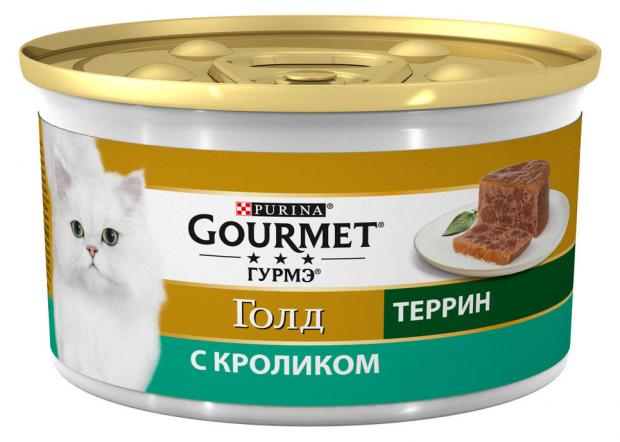 

Консервированный корм для кошек Gourmet Gold с кроликом по-французски, 85 г