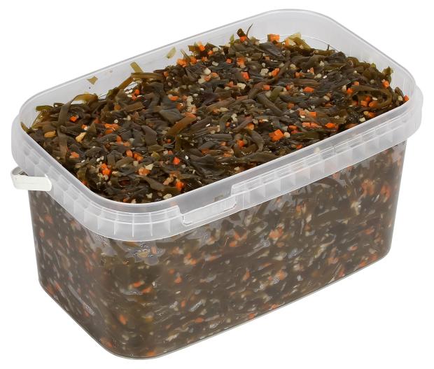 Салат из морской капусты с морковью и чесноком, вес