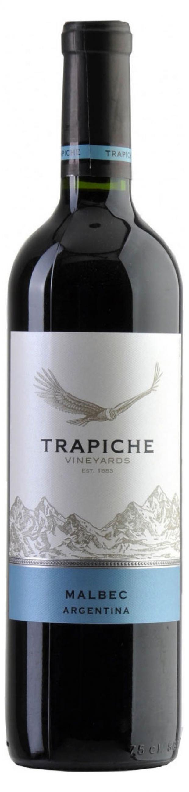 Вино Trapiche Malbec красное полусухое Аргентина, 0,75 л