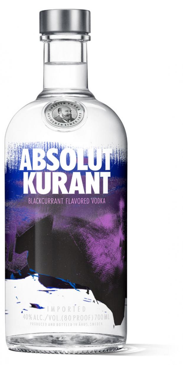 Настойка ABSOLUT Kurant горькая со вкусом черной смородины Швеция, 0,7 л