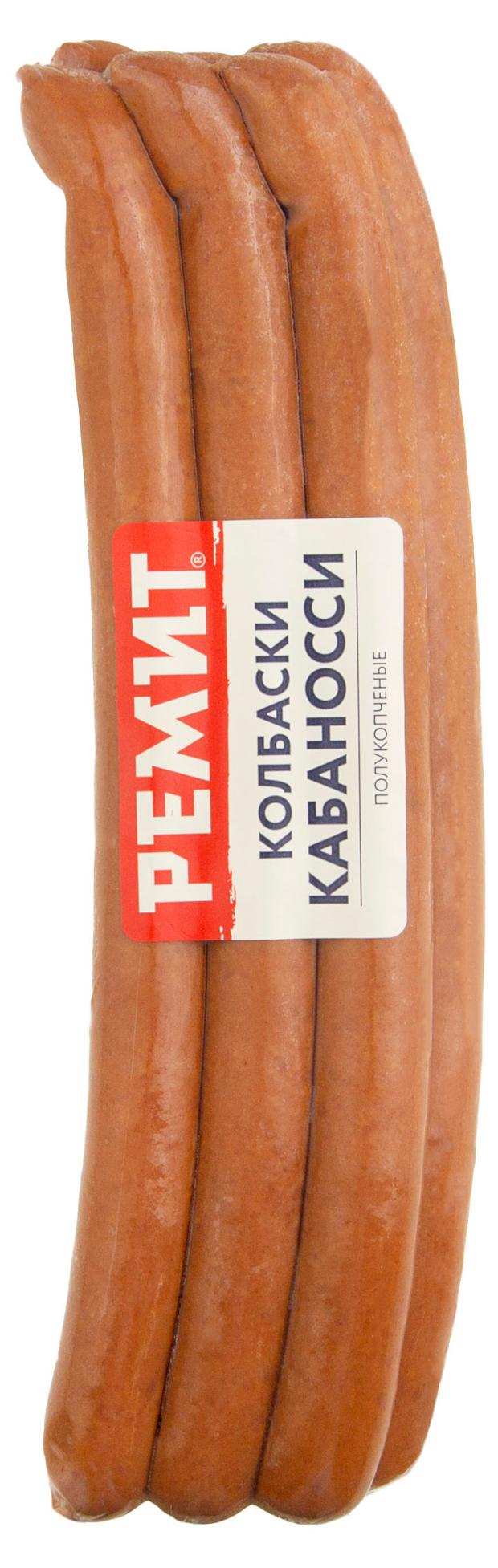 

Колбаски Ремит Кабаносси полукопченые, 380 г
