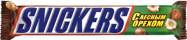 

Шоколадный батончик Snickers c лесным орехом, 81 г