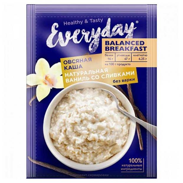 фото Каша овсяная everyday balanced breakfast ваниль со сливками, 40 г