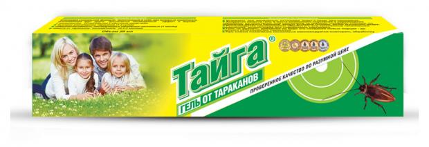 

Гель от тараканов «Тайга» в картридже, 20 мл
