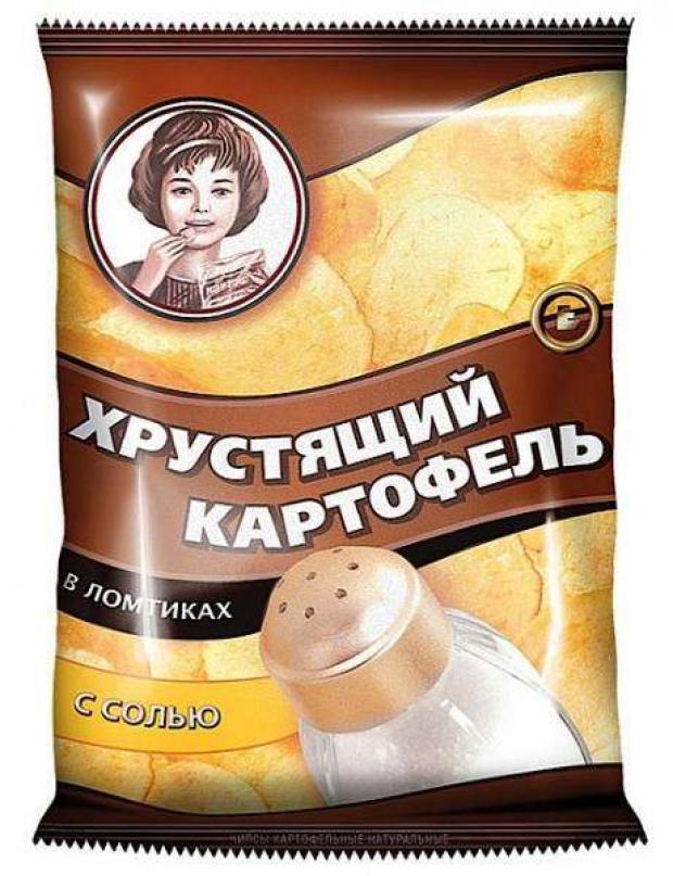 

Чипсы «Хрустящий картофель» с солью, 40 г