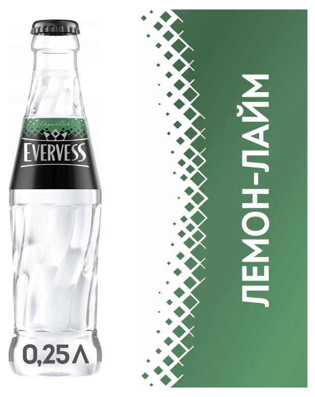 Напиток газированный Evervess Искрящийся Лимон-Лайм, 250 мл