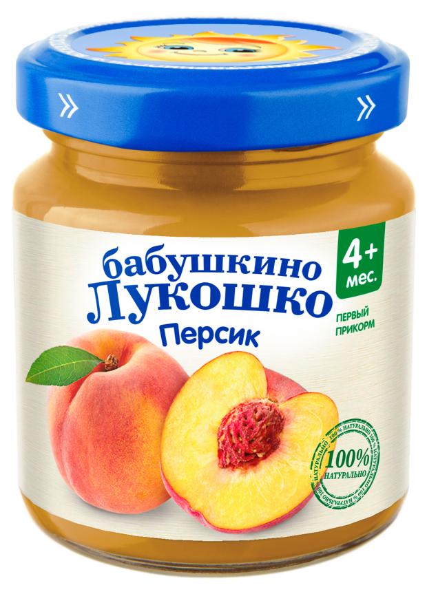 

Пюре Бабушкино Лукошко персик с 4 мес, 100 г