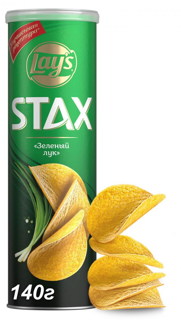 

Чипсы Lay's STAX Зеленый лук, 140 г