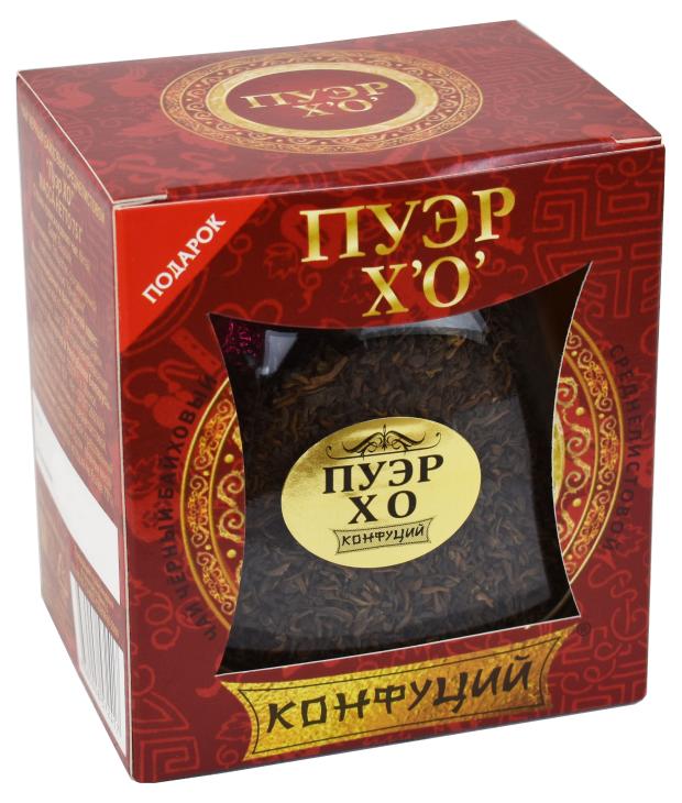 

Чай черный Конфуций Пуэр ХО, 75 г
